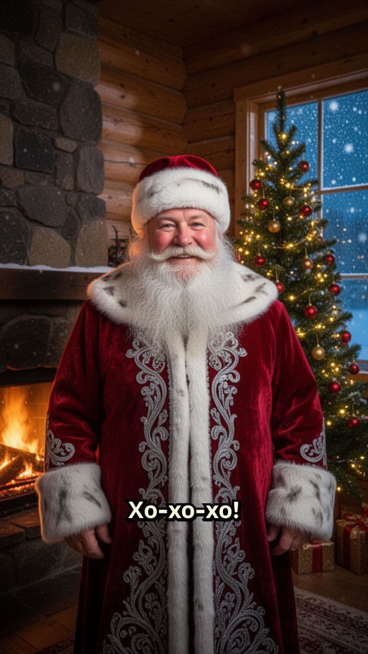 Поздравление от Деда Мороза для Ясмины