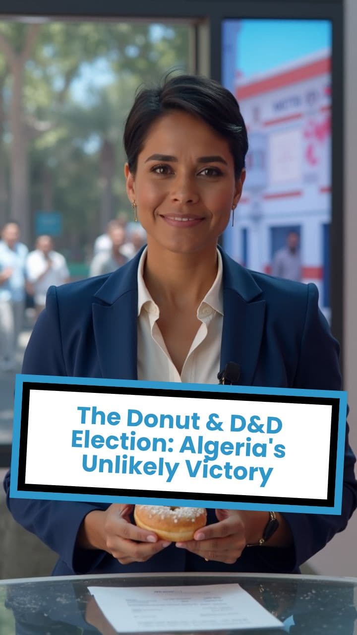 The Donut & D&D Election: Algeria's Unlikely Victory