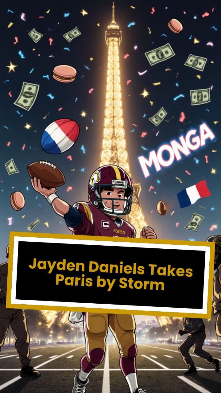 Jayden Daniels Takes Paris by Storm
