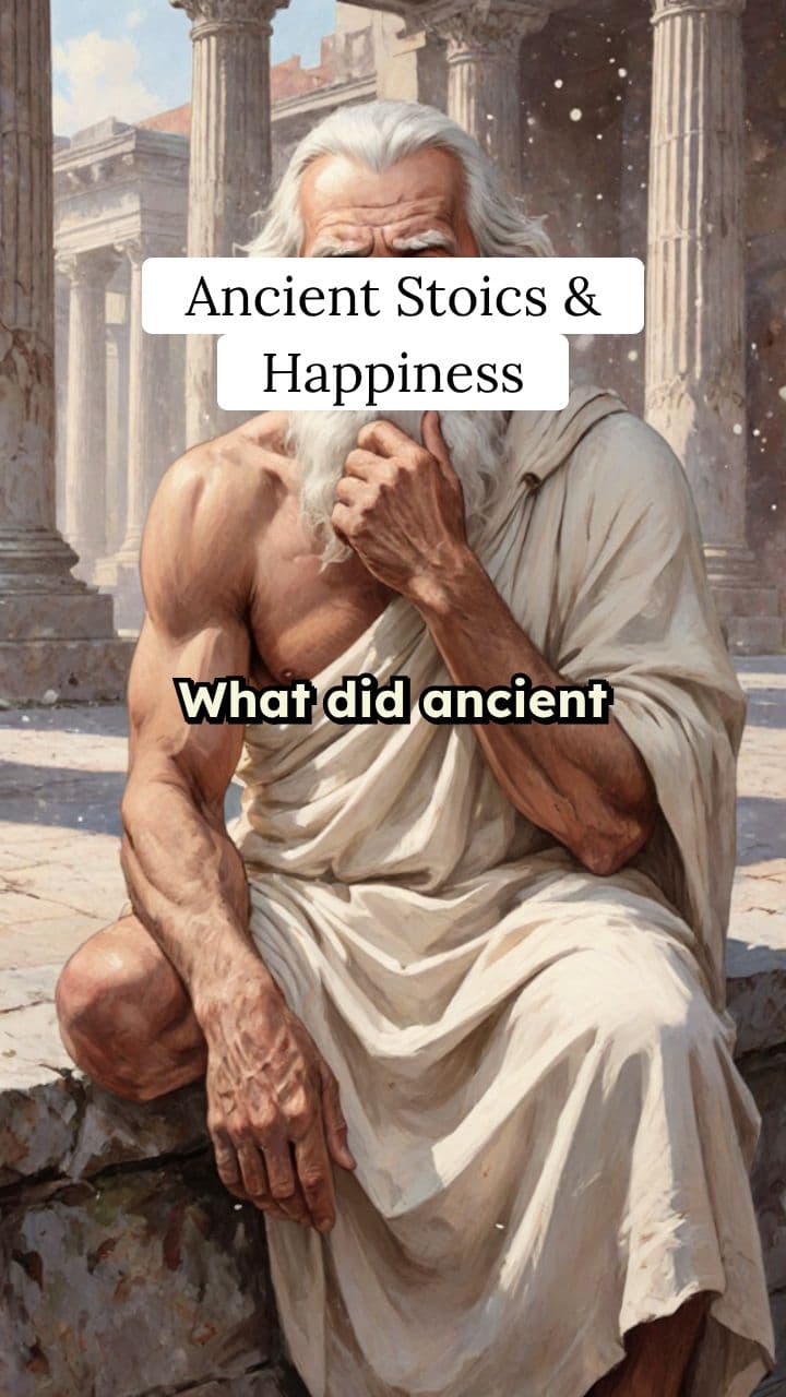 What Did the Ancient Stoics Know About Happiness That We Ignore Today?