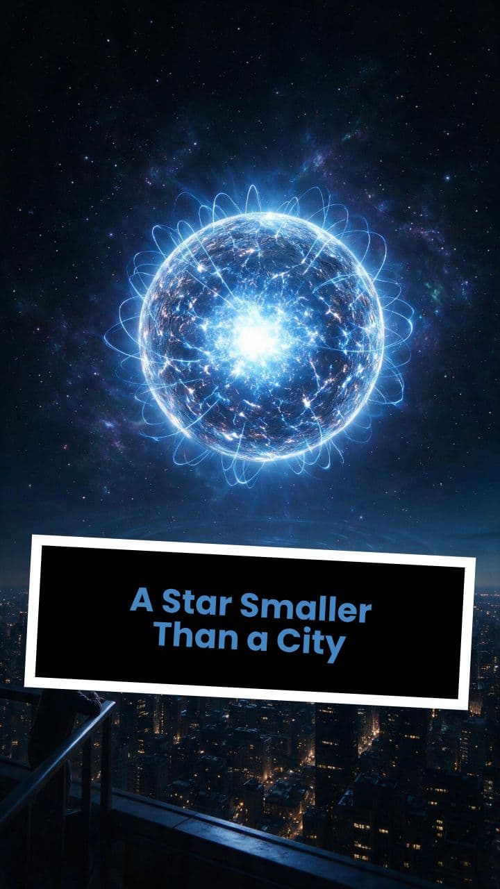 A Star Smaller Than a City