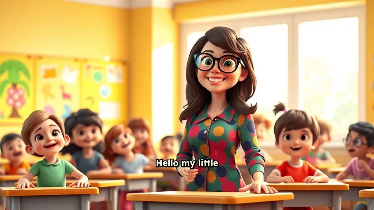 Math Adventure with Sparkle Teacher and Meow