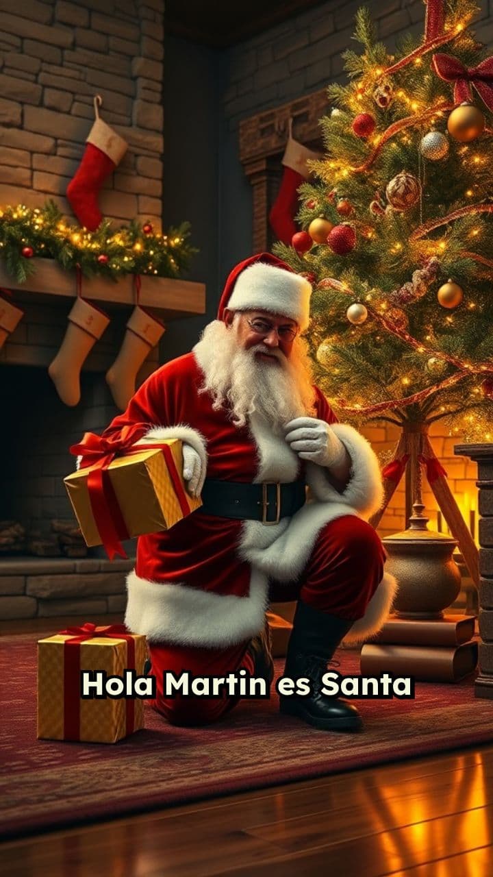 Mensaje navideño de Santa Claus