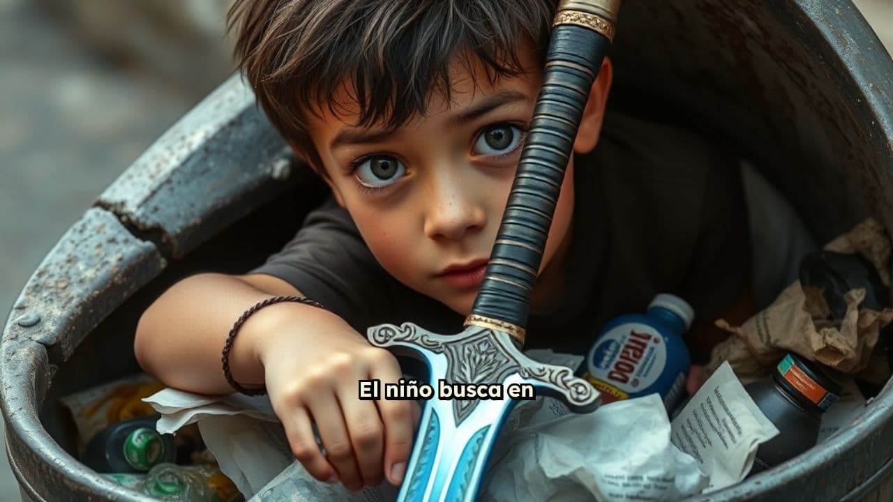 La espada mágica del niño