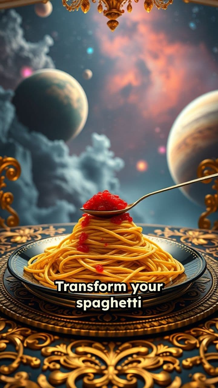 Elevate Spaghetti with Red Caviar