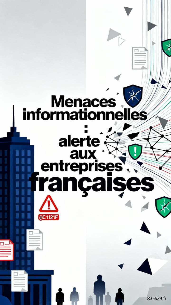 Menaces informationnelles : alerte aux entreprises françaises