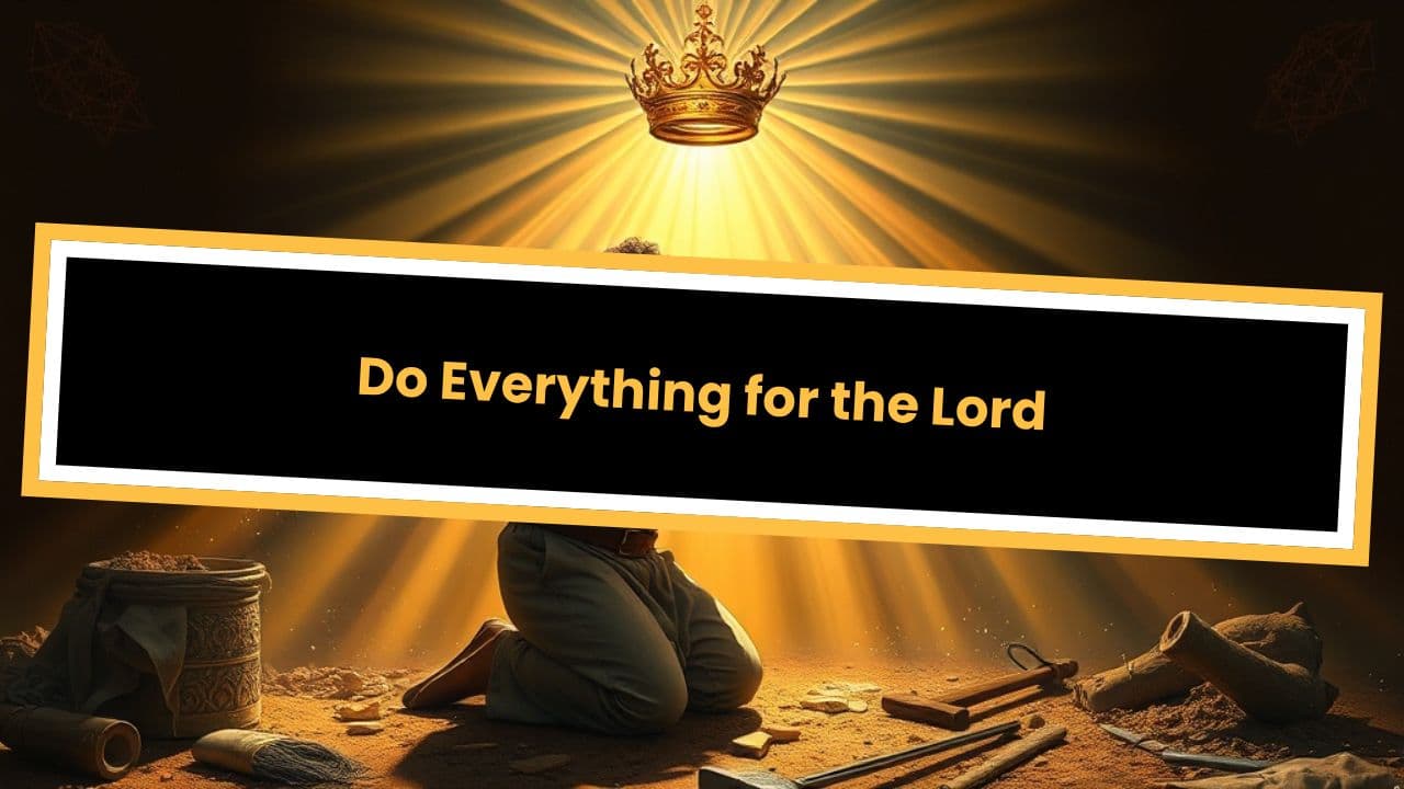 Do Everything for the Lord