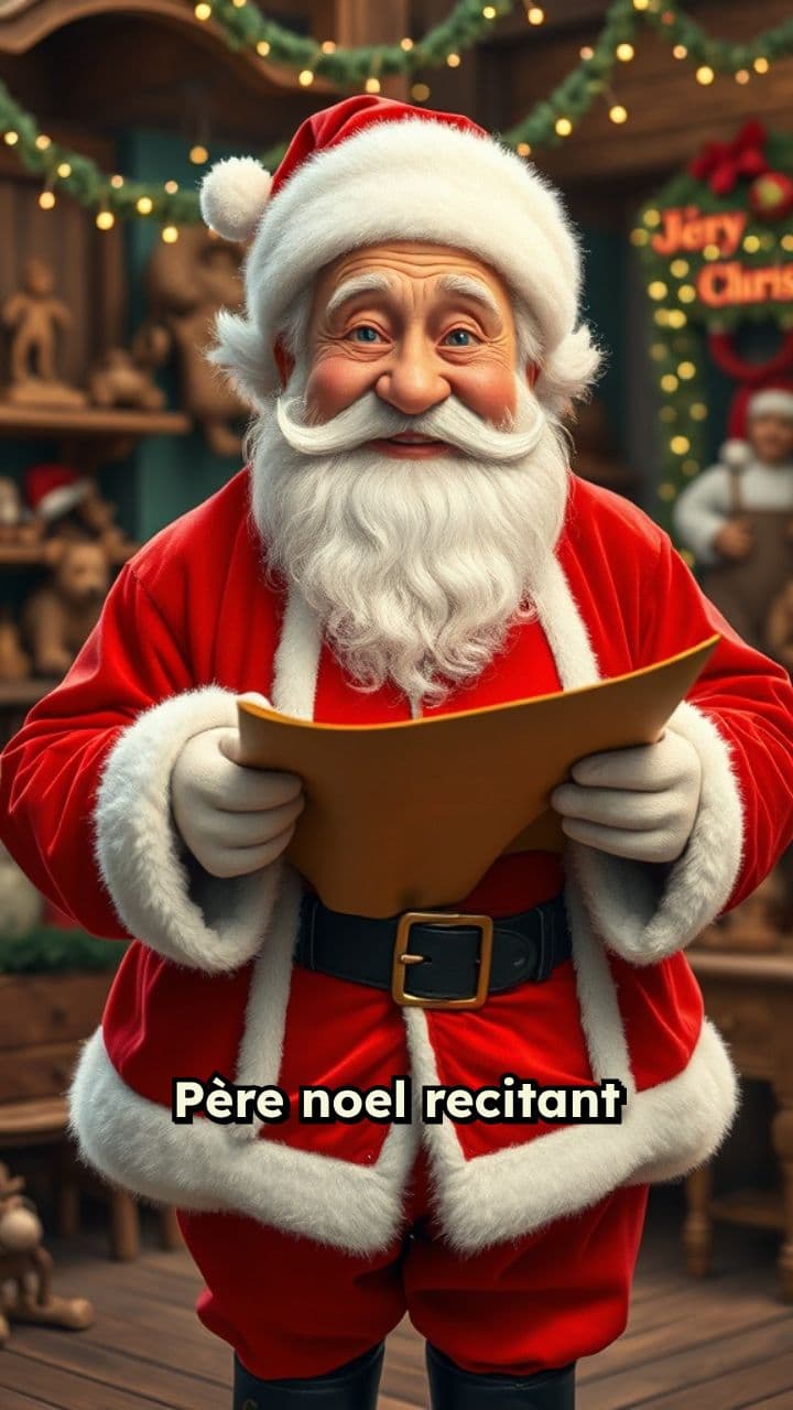 Visite du Père Noël aux Délices de Thaïs