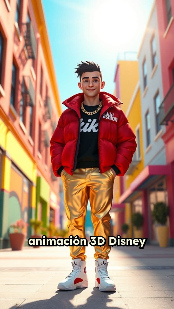 Hombre con Ferrari y Pitbull en calle