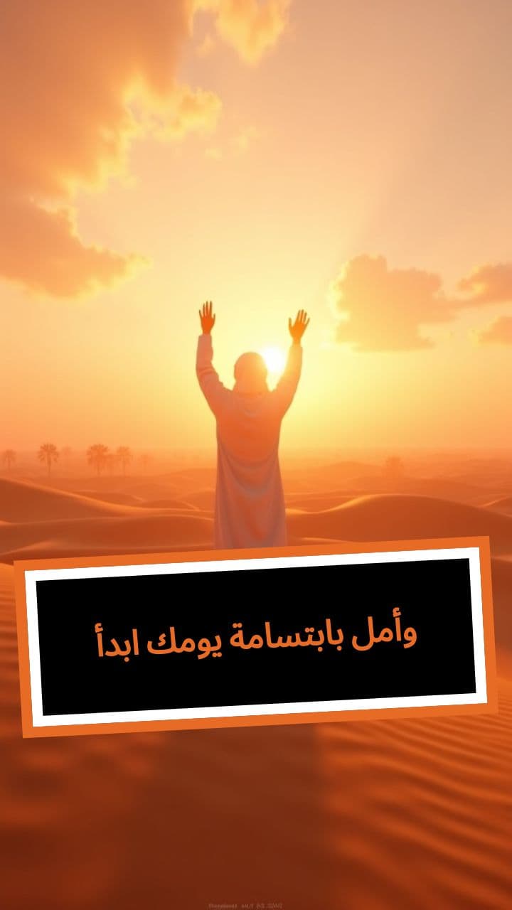 ابدأ يومك بابتسامة وأمل