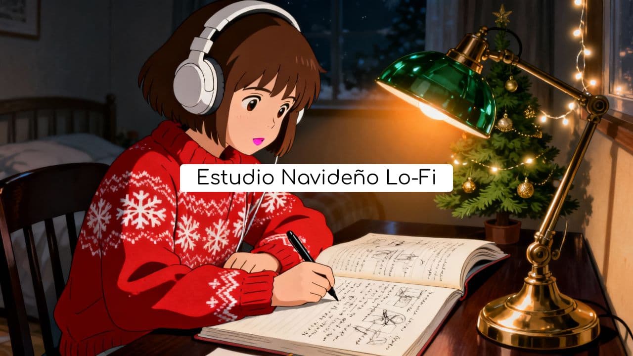 Lo-Fi Anime Navideño - Estudio y Relax