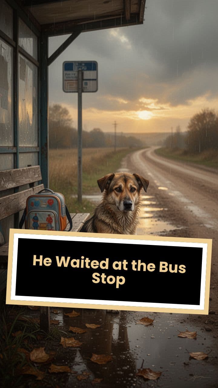 He Waited at the Bus Stop