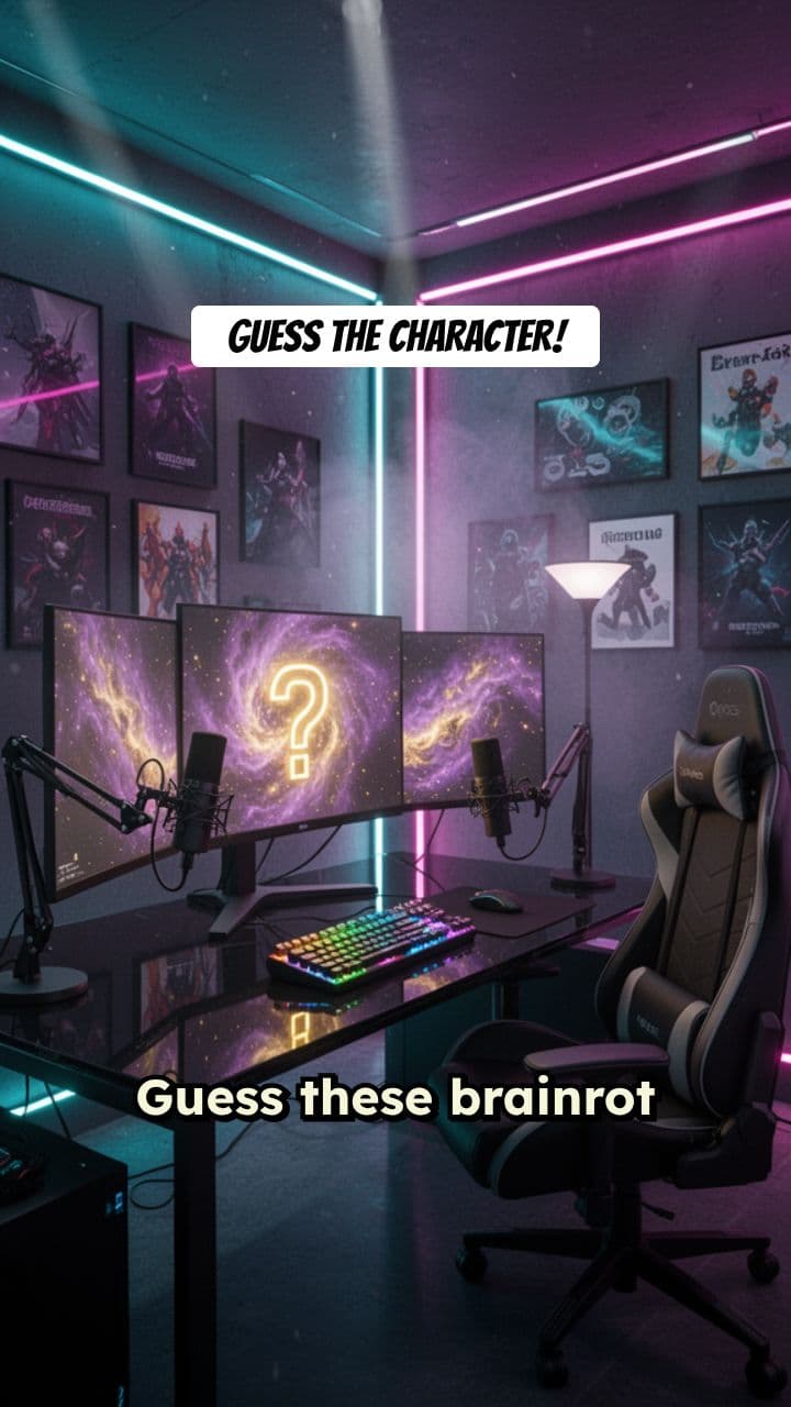 Brainrot Character Guessing Game Using Visual Clues