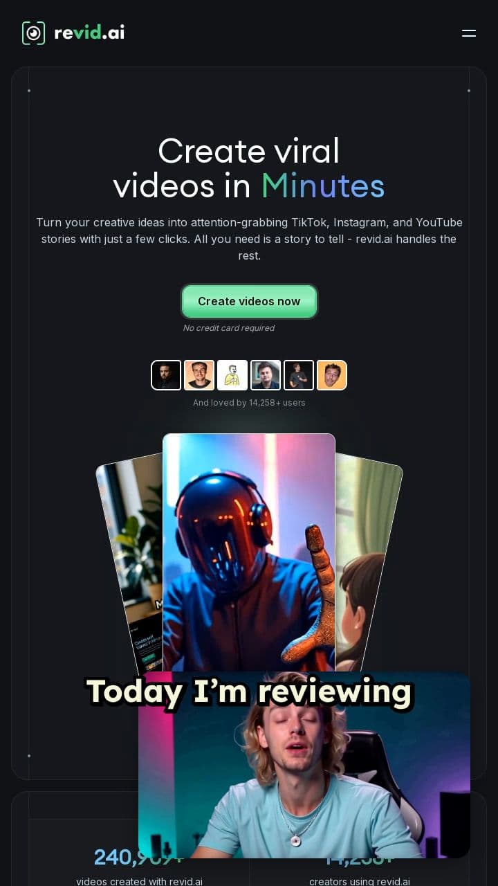 Revid.ai: AI Video Creation Made Easy