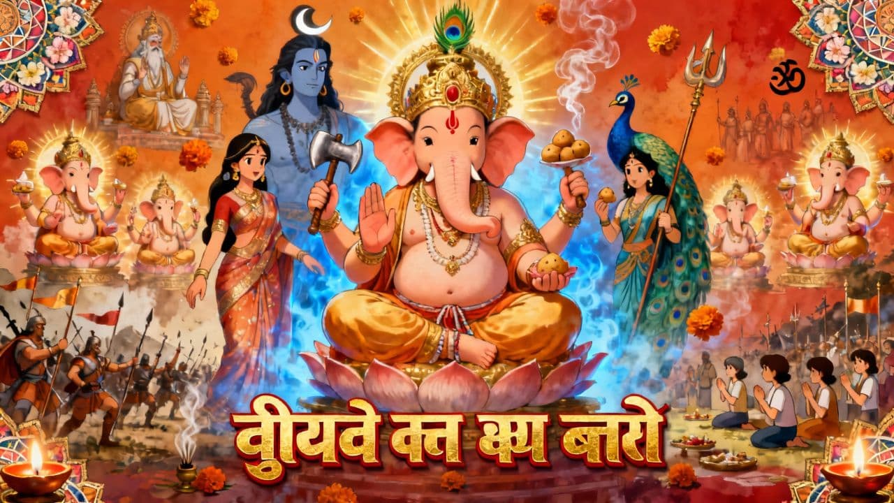 गणपति वंदना और विजय स्तुति