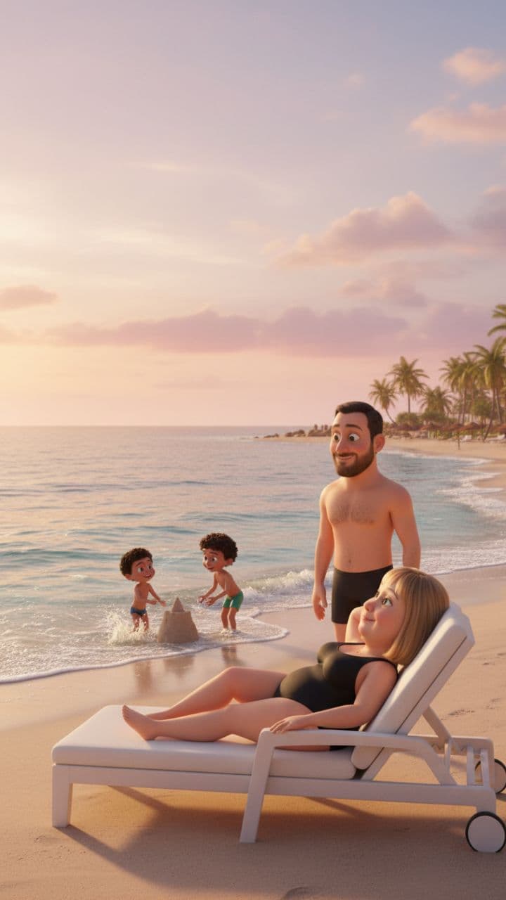 Tunisian Beach Reverie