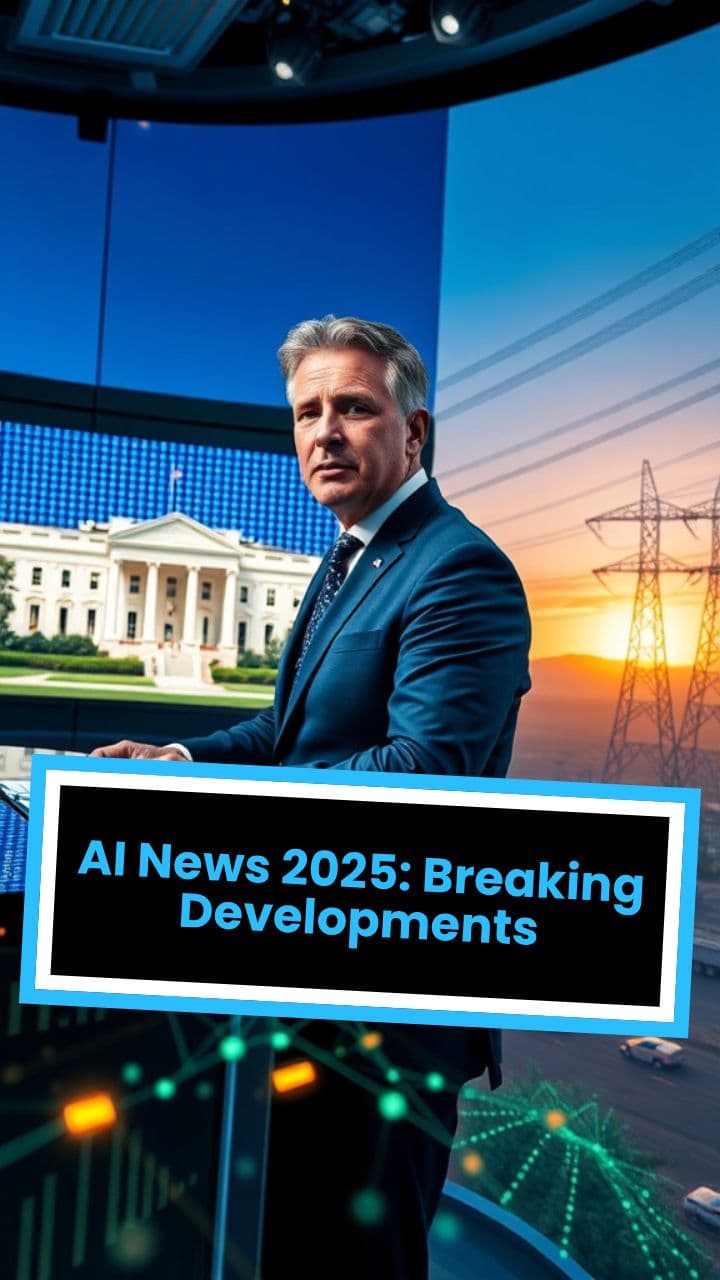 AI News 2025: Breaking Developments
