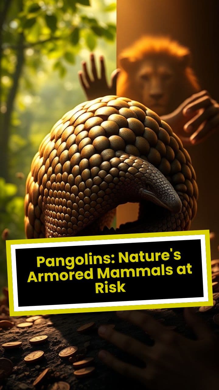 Pangolins: Nature's Armored Mammals at Risk