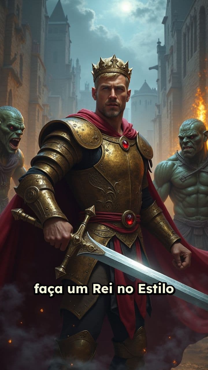 Rei Guerreiro em Estilo Anime 3D