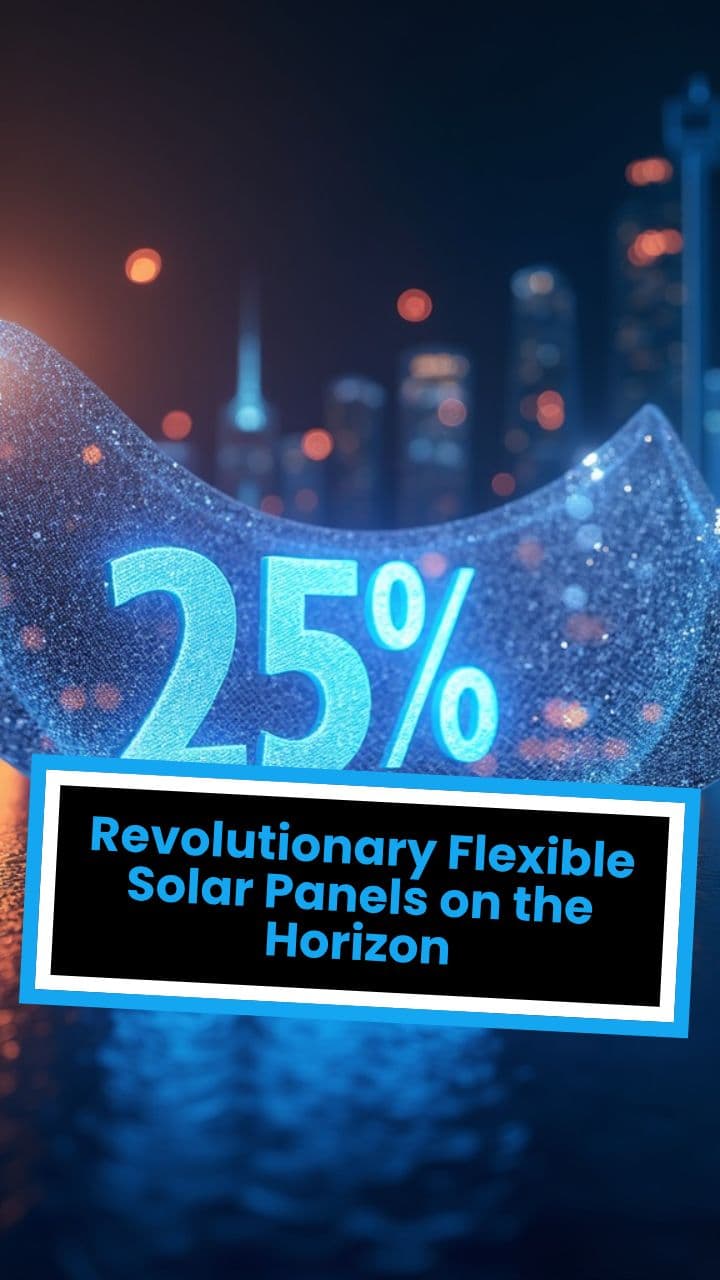 Revolutionary Flexible Solar Panels on the Horizon