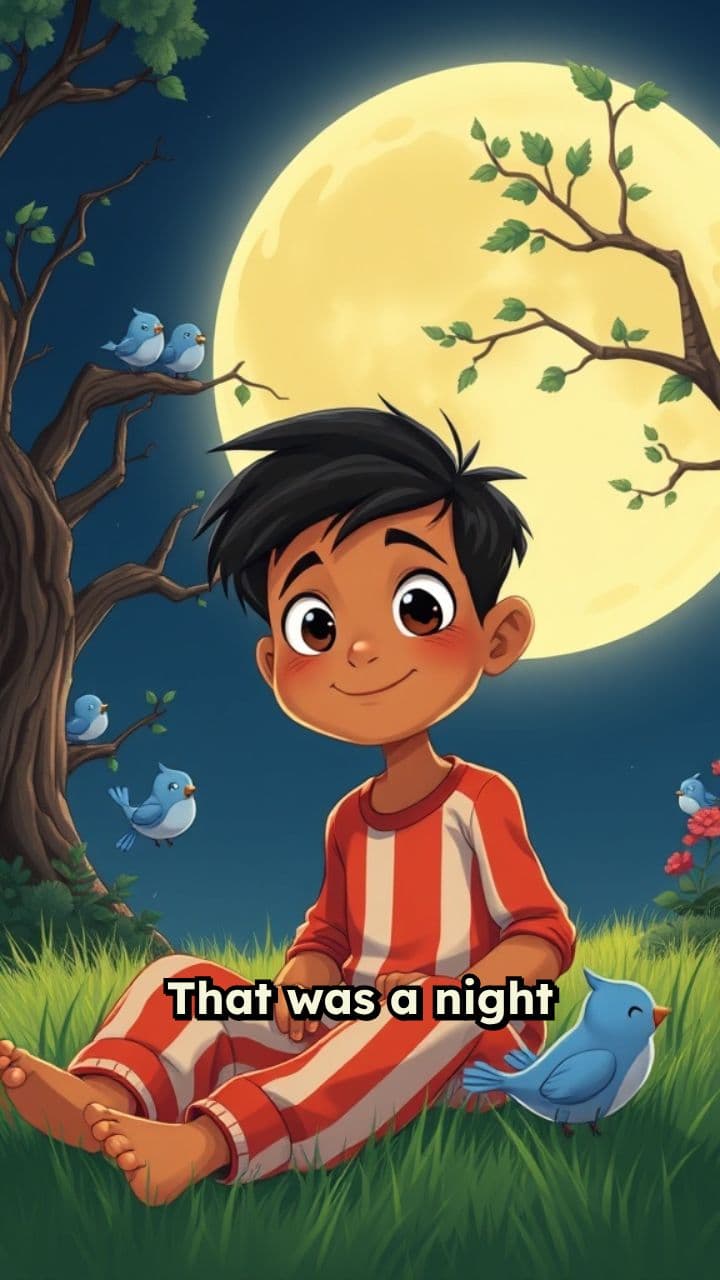 A Boy Under the Full Moon