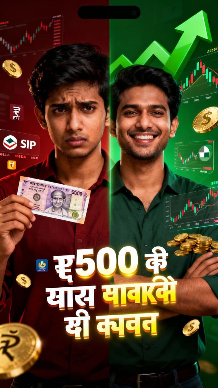 ₹500 से शेयर मार्केट की शुरुआत
