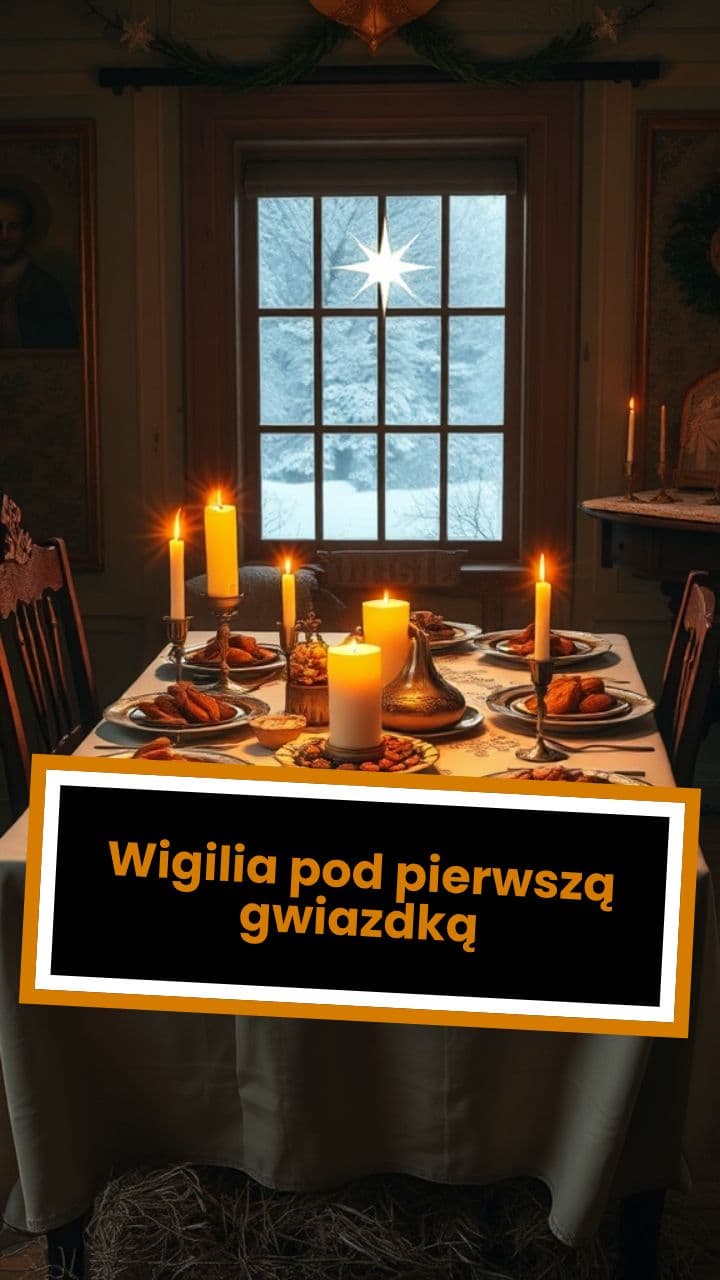 Wigilia pod pierwszą gwiazdką