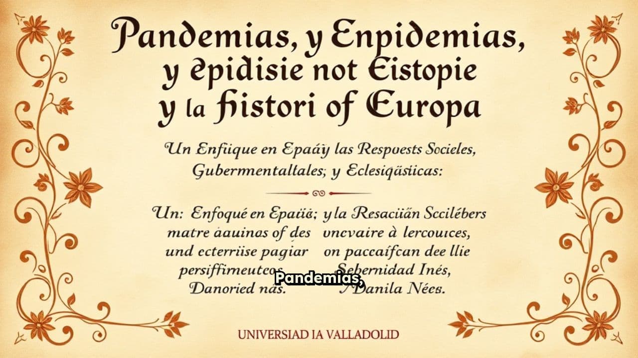 Pandemias y Respuestas Sociales en España