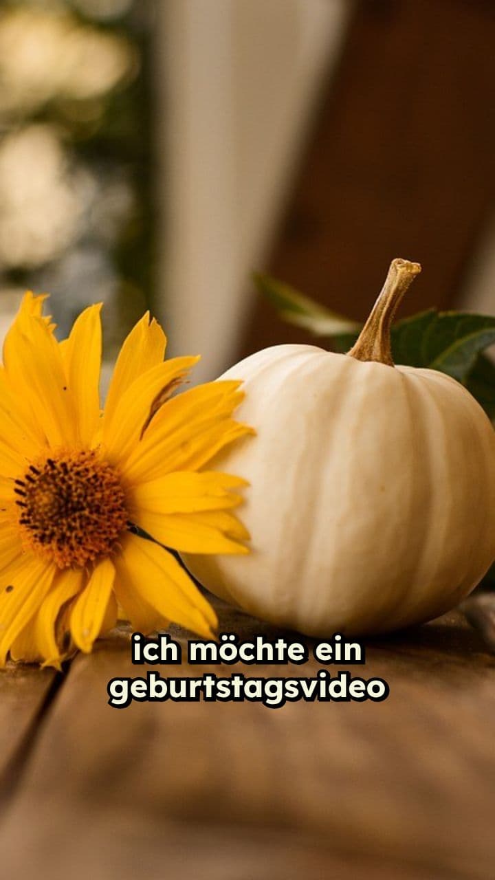 Geburtstagsvideo mit Bildern und Musik