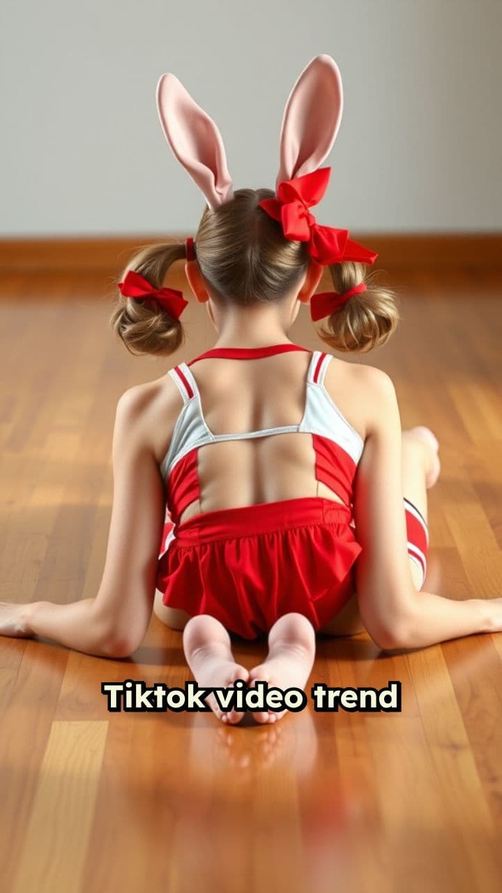 Cheerleader Bunny Ears Trend