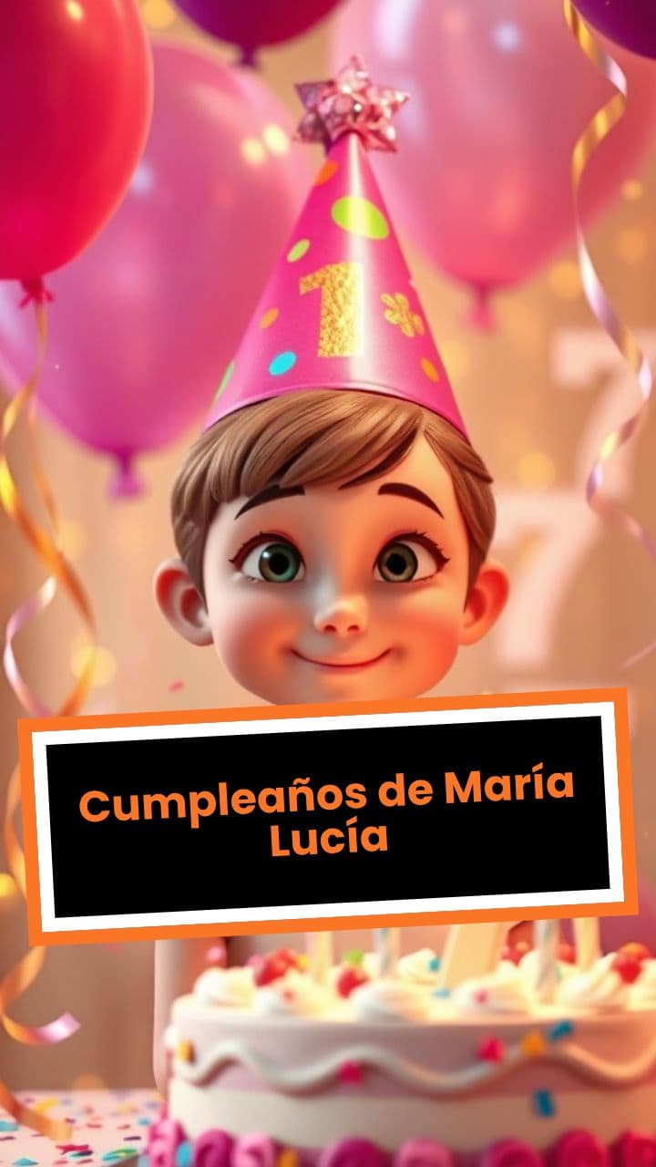 Cumpleaños de María Lucía