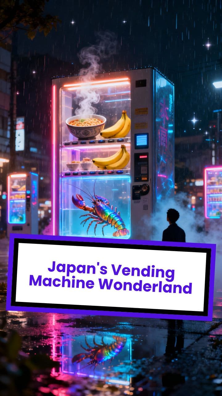 Japan's Vending Machine Wonderland
