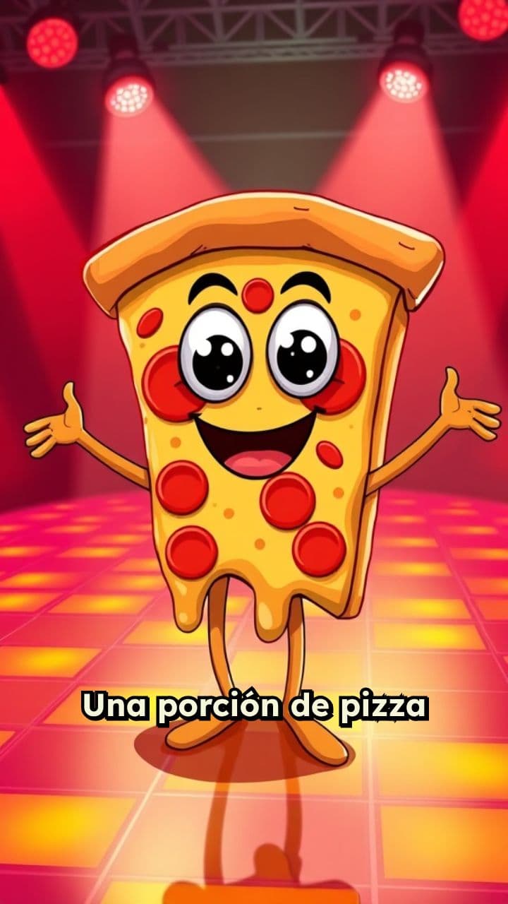 Pizza de Pepperoni en la Pista