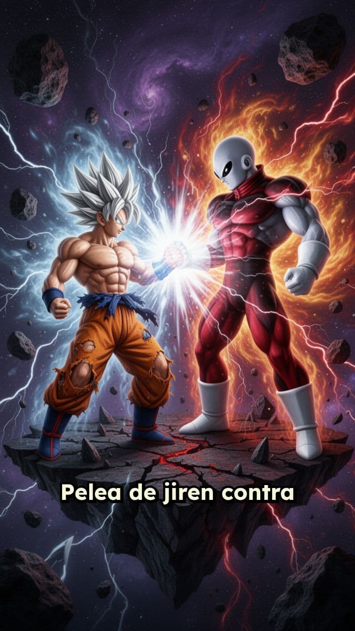 Pelea de Jiren contra Goku