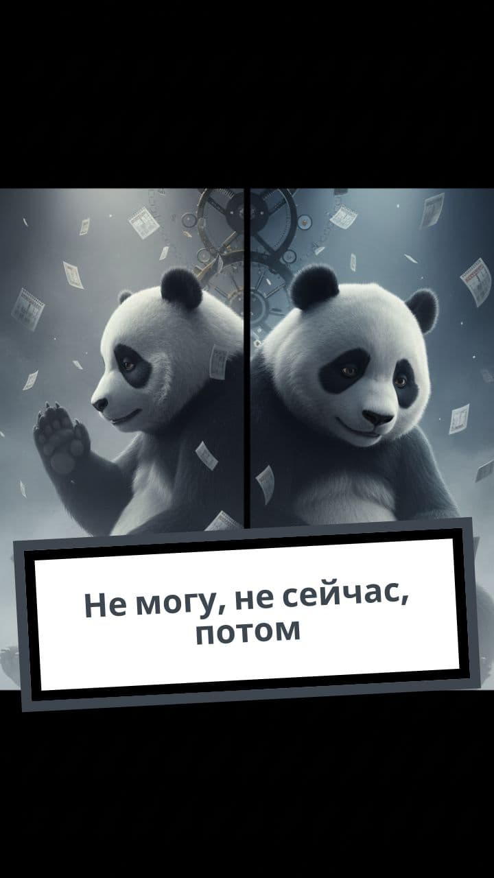 Не могу, не сейчас, потом