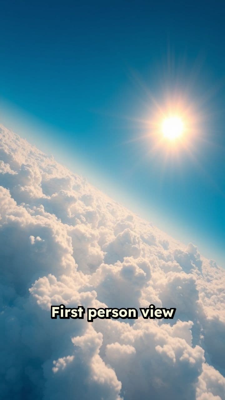 Soaring Through a Sunny Sky