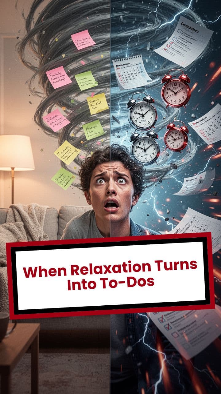When Relaxation Turns Into To-Dos