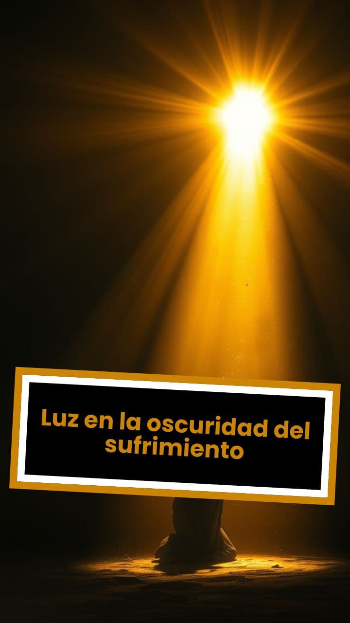 Luz en la oscuridad del sufrimiento