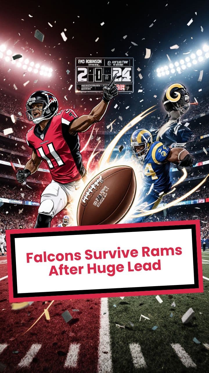 Falcons Survive Rams After Huge Lead