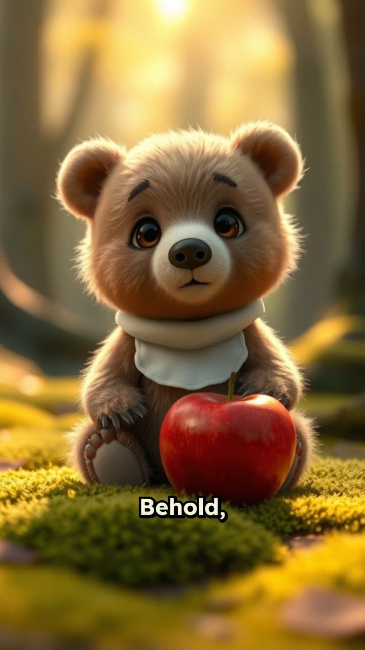 The Apple-Munching Cub