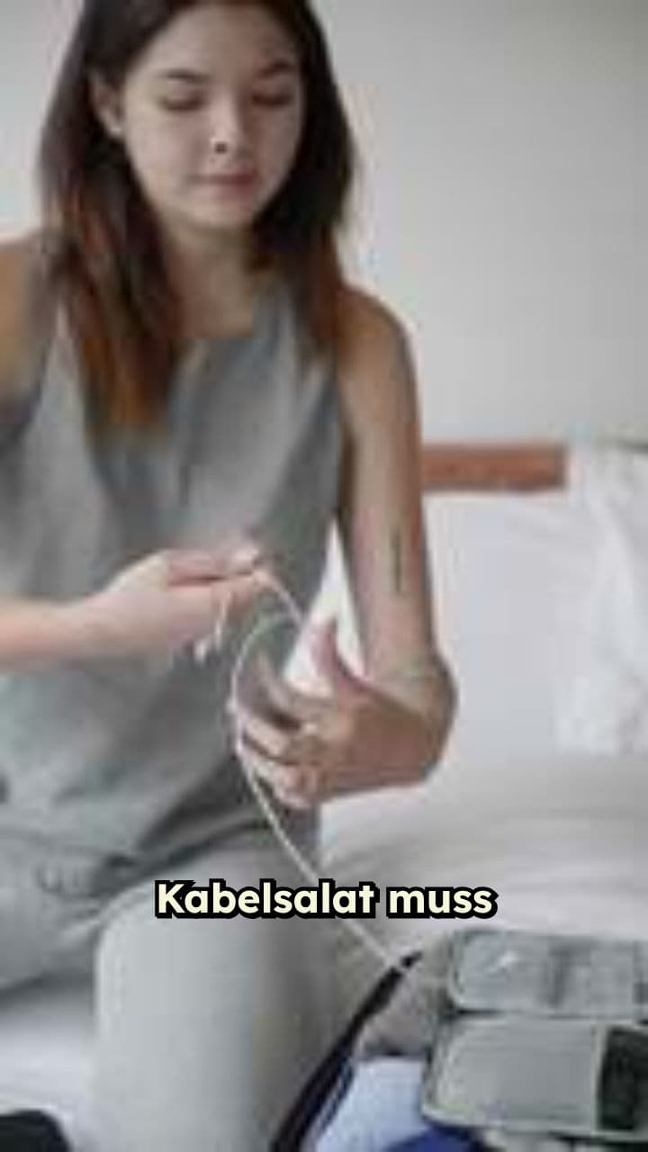 Kabel-Management mit Klopapierrollen