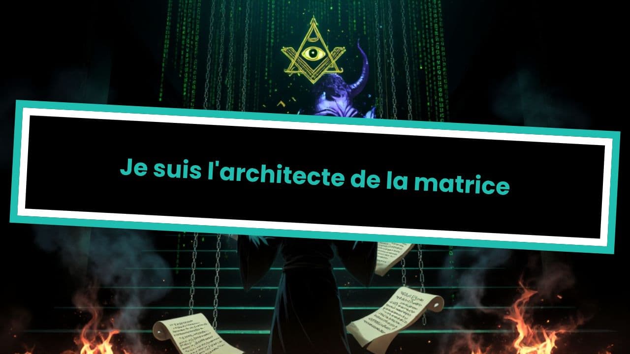 Je suis l'architecte de la matrice