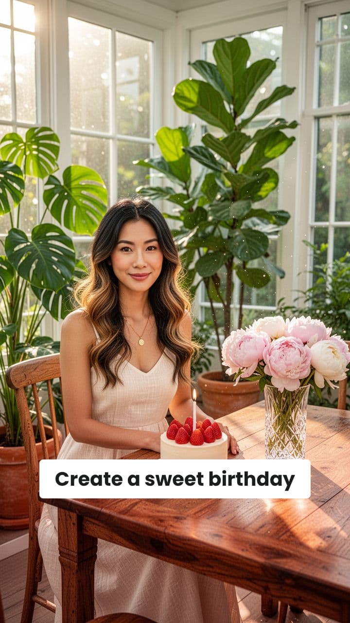 A Sweet Birthday Wish for My Wife