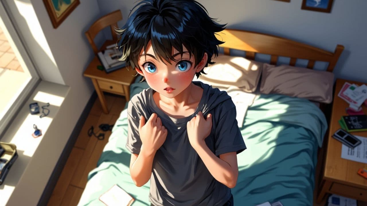 Morning Rush to High School