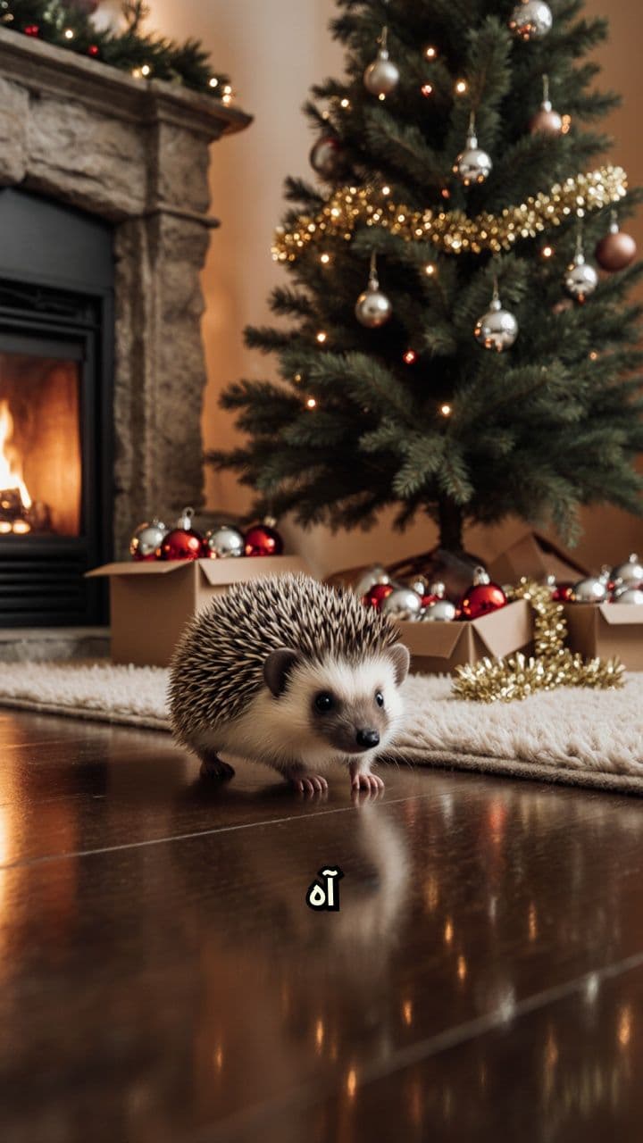 مغامرة القنافذ في تزيين الشجرة