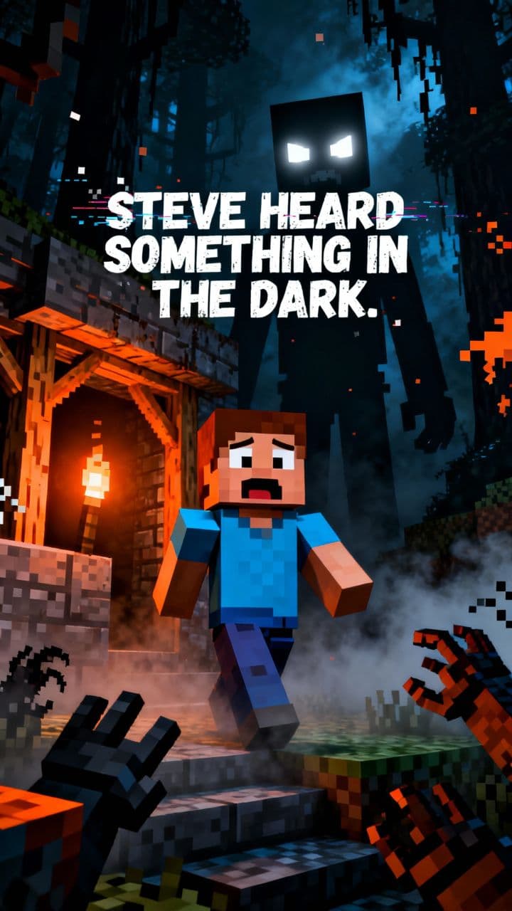 STEVE HEARD SOMETHING IN THE DARK.