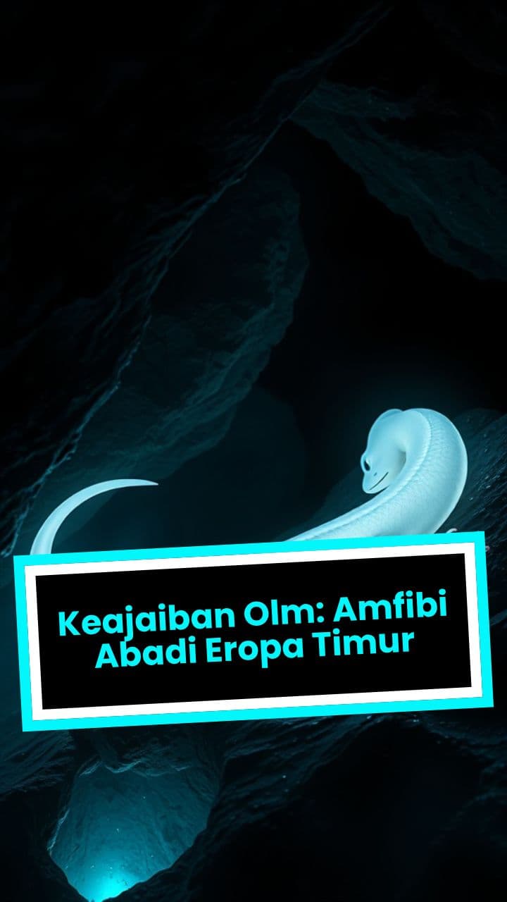 Keajaiban Olm: Amfibi Abadi Eropa Timur