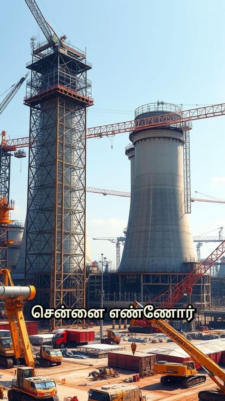 சூப்பர் மின் நிலையத்தில் தொழிலாளர் விபத்து