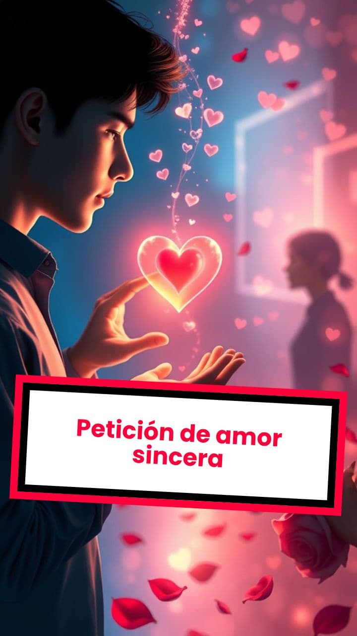 Petición de amor sincera