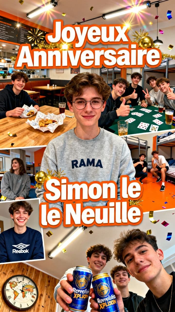 Joyeux Anniversaire Simon le Neuille